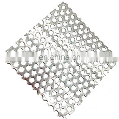 Chinese manufacturer Customization Painting Color Stainless Steel Perforated Metal Mesh Decorative Mesh Plates