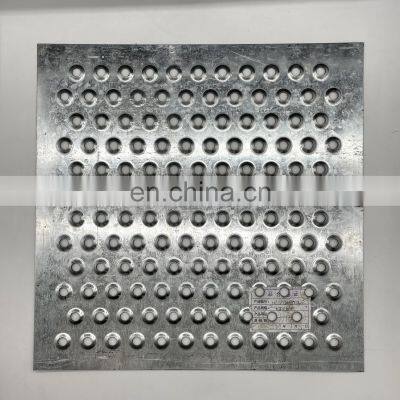 Galvanized round hole perforated metal mesh for walkway