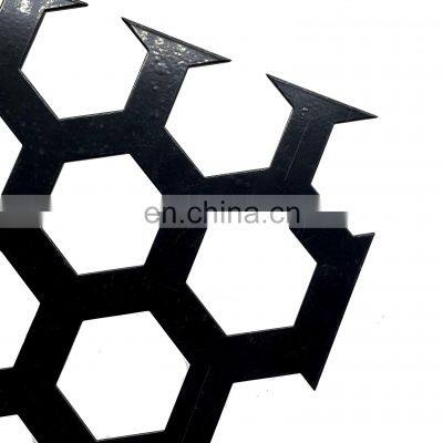 Hexagonal Hole Aluminum Perforated Metal Screen Panel Facade Cladding