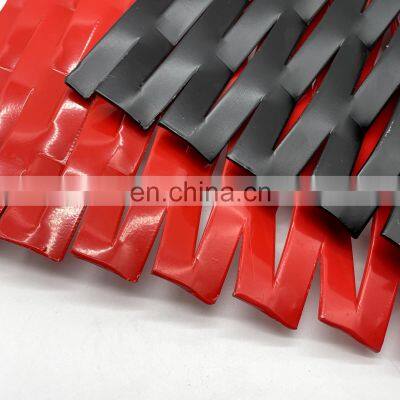 Expanded Metal Privacy Screen Strips Black Steel Fence Door Design