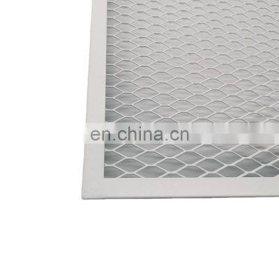 Aluminum Expanded Metal Mesh With Frame for ceiling decoration
