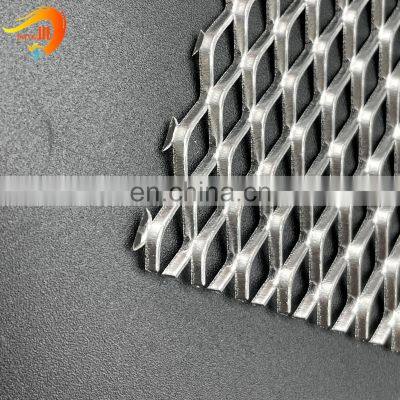 Industrial air filter strainer support net galvanized expanded metal mesh