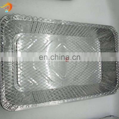 Light Weight portable diamond hole mesh Bbq Grill