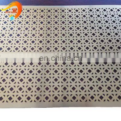 High quality black painting aluminum perforated metal