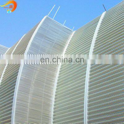 Facade cladding perforated metal sheet With Active demand