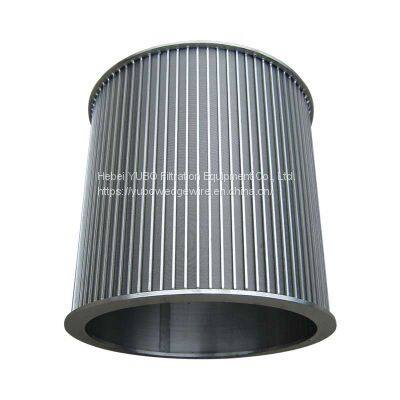 SS Wedge Wire Cylindrical Strainer Filter