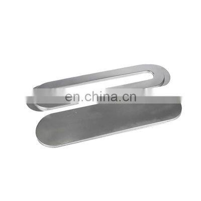 Various shapes Galvanized Filter Metal End Caps Oval For Air Filters