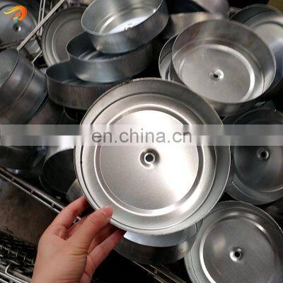 Stainless steel metal end cover for car/truck filters
