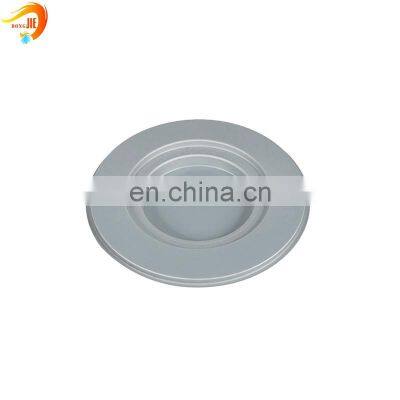 0.6-0.8 mm thickness Galvanized Steel Filter Metal End Caps Industrial filter