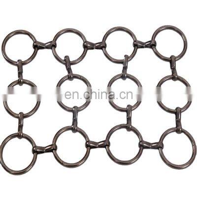 Hotel Ceiling 304 316 Stainless Steel Chainmail Ring Mesh Curtains