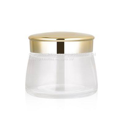 The manufacturer supplies 100g conical face cream bottle, transparent wide mouth cream glass bottle and 120g belly facial mask bottle
