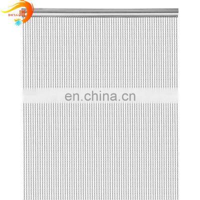 Decorative anodized aluminum chain link curtain screen maker