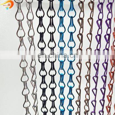 durability aluminum decorative hanging chain link curtain mesh product