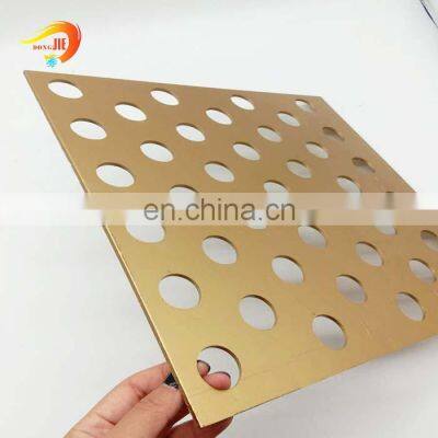 PVDF facade aluminum perforated plate