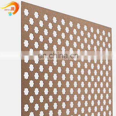exterior decorative perforated sheet metal panels