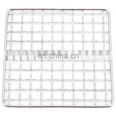 Anping factory barbecue grill food grade steel plate metal mesh