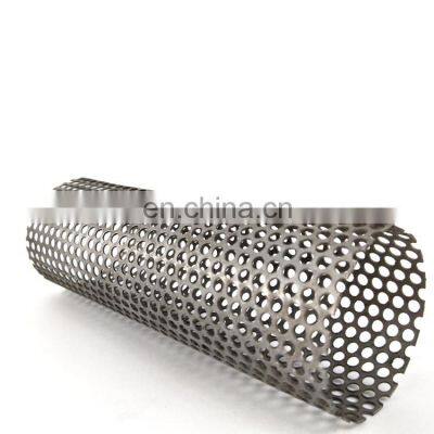 Food grade 304 stainless steel perforated metal mesh filter bucket