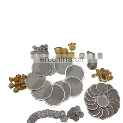 20 50 micron stainless steel Round mesh metal filter screen filter disc