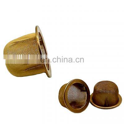Customized copper brass mesh metal filter screens mesh filter cap