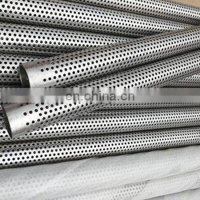 5 mm hole stainless steel 316 punched mesh tube