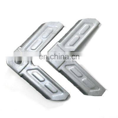 Factory price galvanized steel duct flange corners hot sale air duct corner HVAC accessories flange corner