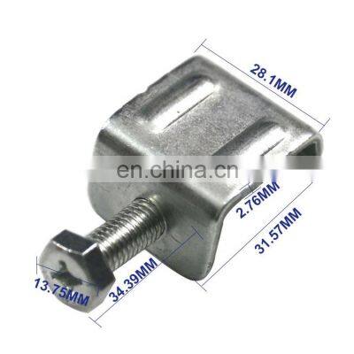 Galvanized Steel Universal Flange Clamp G Clamp With Bolt