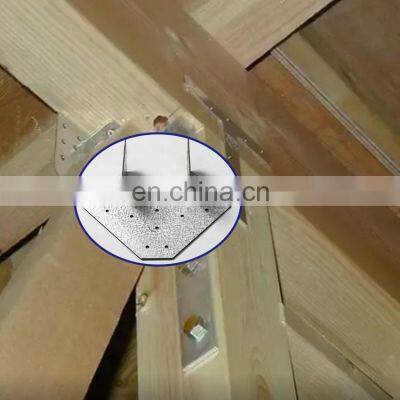 290x65 Stainless Steel Galvanized Wood Brackets Angled Wood Connector Joist Hanger