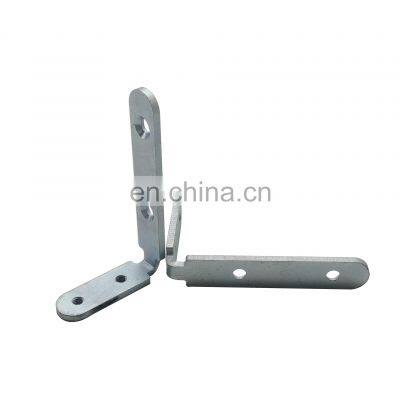 Aluminum Profile L Shape Inner Brackets Metal Stamping Parts OEM Connector Parts