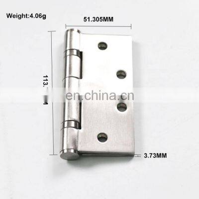 Stainless Steel 201 4BB 4X3X2.5 MM Door Bearing Hinge for Home