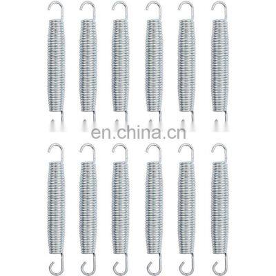 High tensile trampoline springs galvanized steel customized replacement springs trampoline accessories with hook