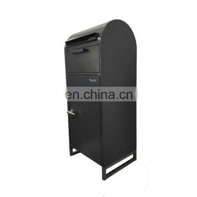 Custom Outdoor Extra Large Post Box Parcel Drop Box Metal Storage Parcel Drop Box For Mail And Parcel