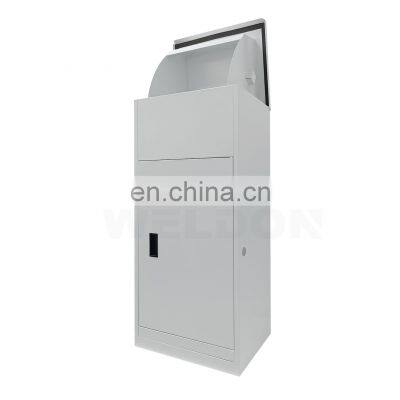 smart wall mounted large parcel drop box with combination lock