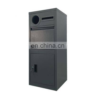 Anti-theft Design -Outdoor Extra Large Post Box Parcel Drop Box Metal Storage Parcel Drop Box