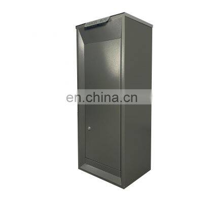 Bulk Buying Outdoor Package Mailbox Black American Smart Security Mailbox Metal Mailbox Parcel Drop Box