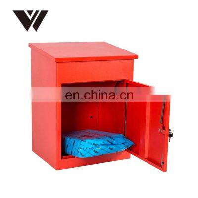 Wall Mounted Locking Dropbox Mailbox outdoor parcel drop box parcel delivery box