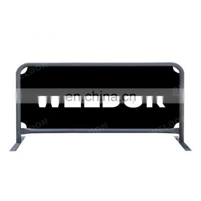 Printed Event Fence Covers Quality Road Safety Breeze Barrier Metal Crowd Control Barrier