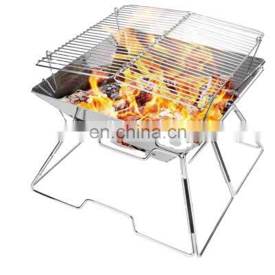Outdoor BBQ Tool Barbecue Grill Set Portable Camping Charcoal BBQ Grill