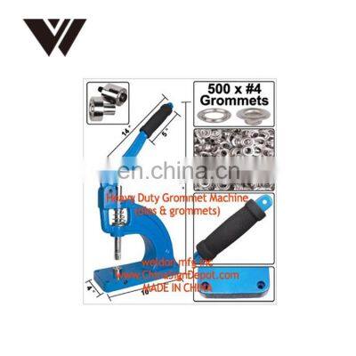 WELDON Semi automatic manual eyelet punching machine grommet machine for 10mm and 12mm eyelets