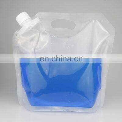 Container Bag Collapsible Water jug BPA Free Food Grade Clear Plastic Storage