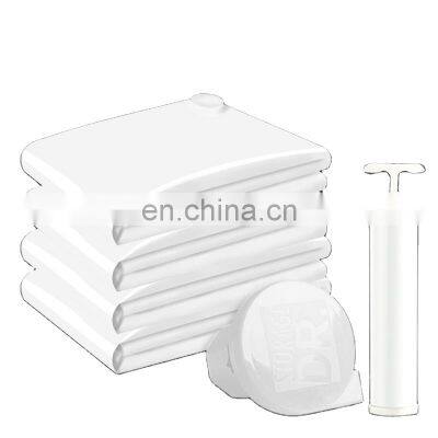 Hot Selling Cloth Organizer Customized High Quality Flat Plastic Compressed Vacuum Storage Bag