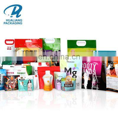 Custom Printed Logo Plastic Packaging Smellproof Aluminium Foil Resealable Ziplock Bag Zip Stand Up Pouch Mylar Bags