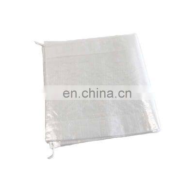 Accept custom logo philippine 25kg 50kg plastic waterproof transparent pp woven rice fertilizer sack of rice price 50 kg