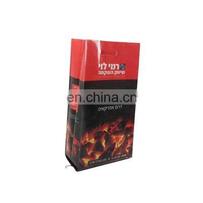 Cheap price bopp laminated pp woven charcoal bag 2kg with sewing bottom