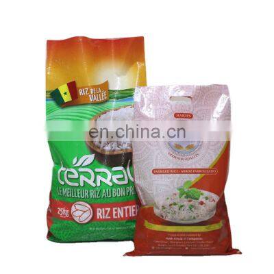 Custom print rice packaging bag 50kg 25kg with logo plastic woven bag pp woven bag for rice flour