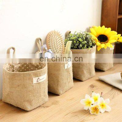 Jute beach tote carry fit bag reusable grocery bag burlap pouch custom printed