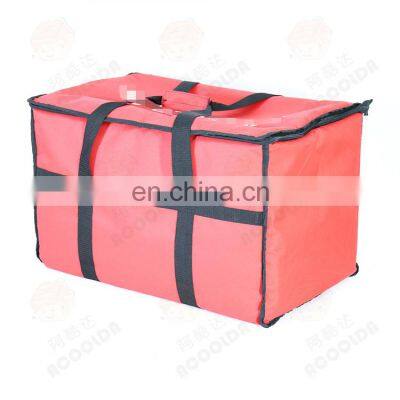 Portable Delivery Pizza Hot Food Bag Insulated Ice Bag Foldable Courier Bag For Cake Motorcycle