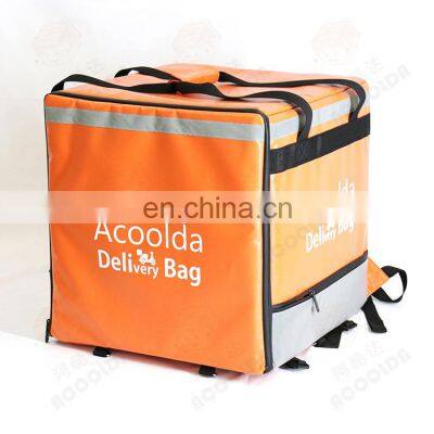 Motorcycle Pizza Insulated Food Delivery Bags for Food Transport Box UV Disinfection Lamp Shoulder Bag Thermal Waterproof