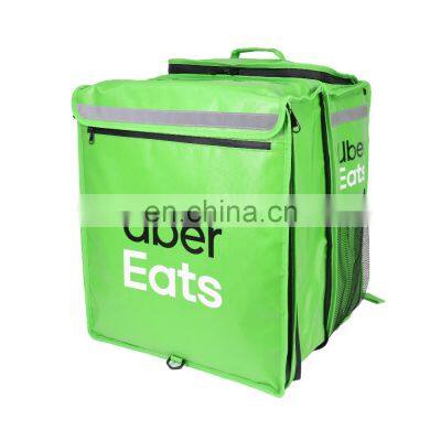 Custom Heavy Duty Hot Keep Warm Thermal Bike Motorcycle Insulated Pizza Backpack Food Delivery Bags