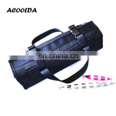 Japanese Style Large Capacity Metal Portable Packing Fishing Tackle Bag
