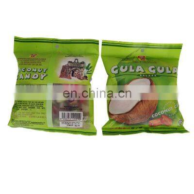 Factory wholesale heat sealed bags for coconut candy Durian Coconut Candy Food Snack Packaging Bags
